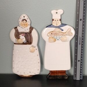 2 Vintage "Les Artisans" Sigma The Tastesetter Wall Plaques